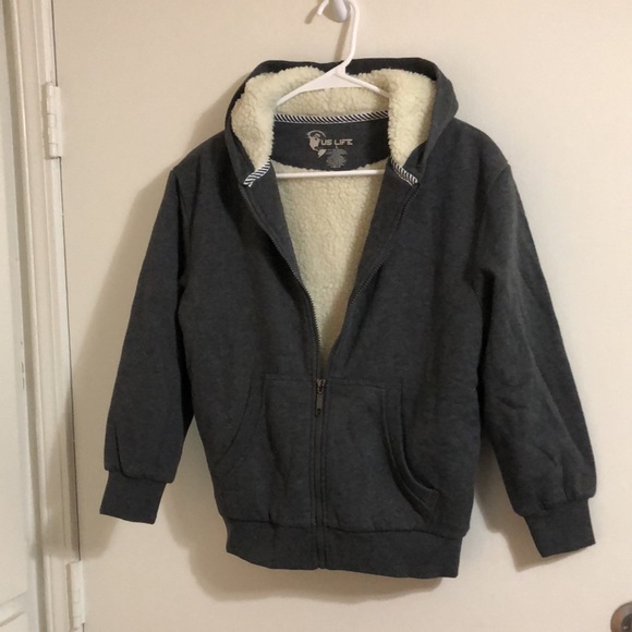 US Life Zip-Up Sweatshirt Hoodie - Picture 6 of 8